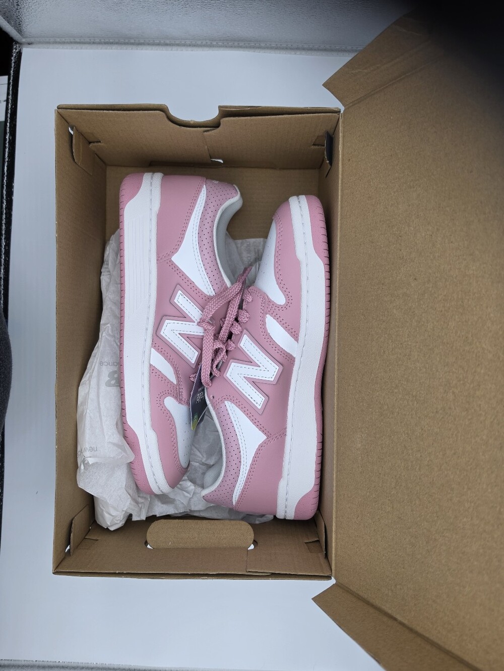 New Balance 480 Court Sneakers Pink White - New With Tags